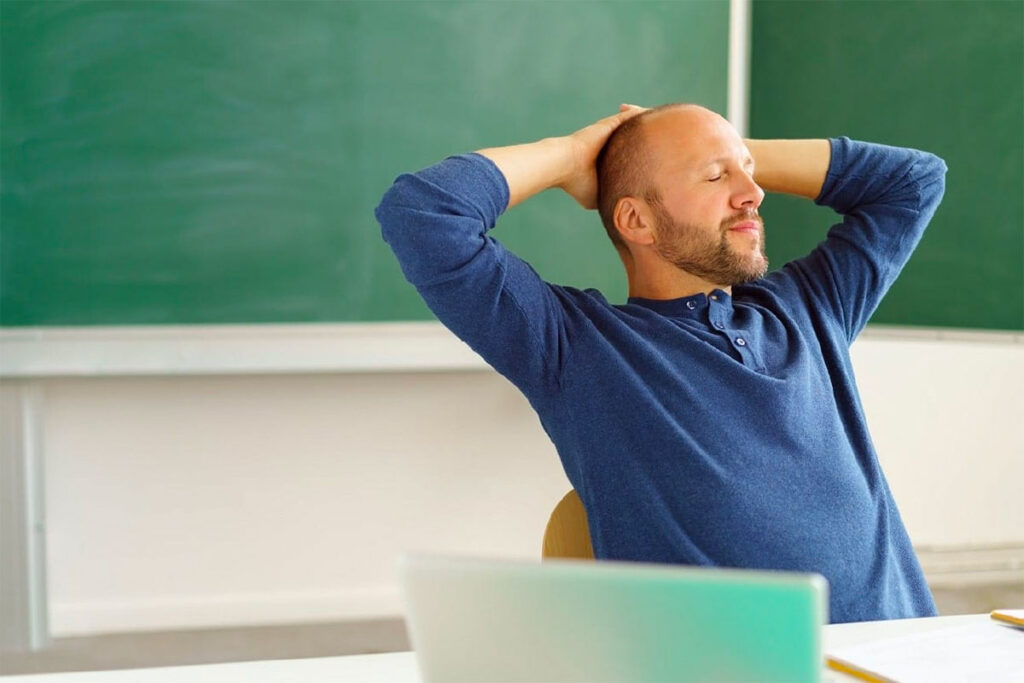 relaxing-teacher